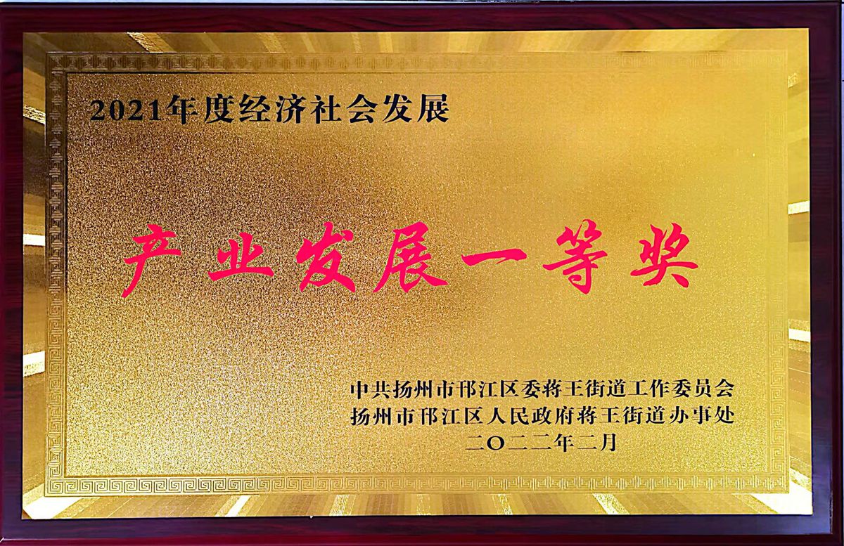 产业发展一等奖